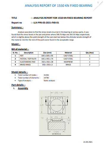 1550 KN Fixed Bearing Report (01)
